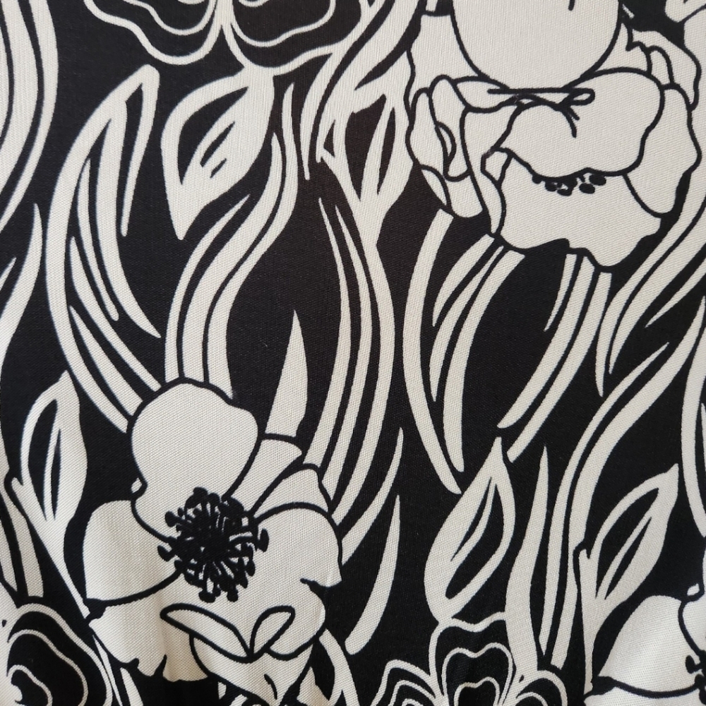 BANANA REPUBLIC Silk Poppy Print A-line Dress - Size XS - Picture 9 of 14